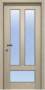 CPL laminált üveges ajtó. Modell: P08